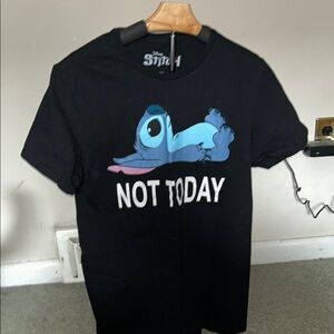 Disney Stitch Black and Blue Short Sleeve Tee